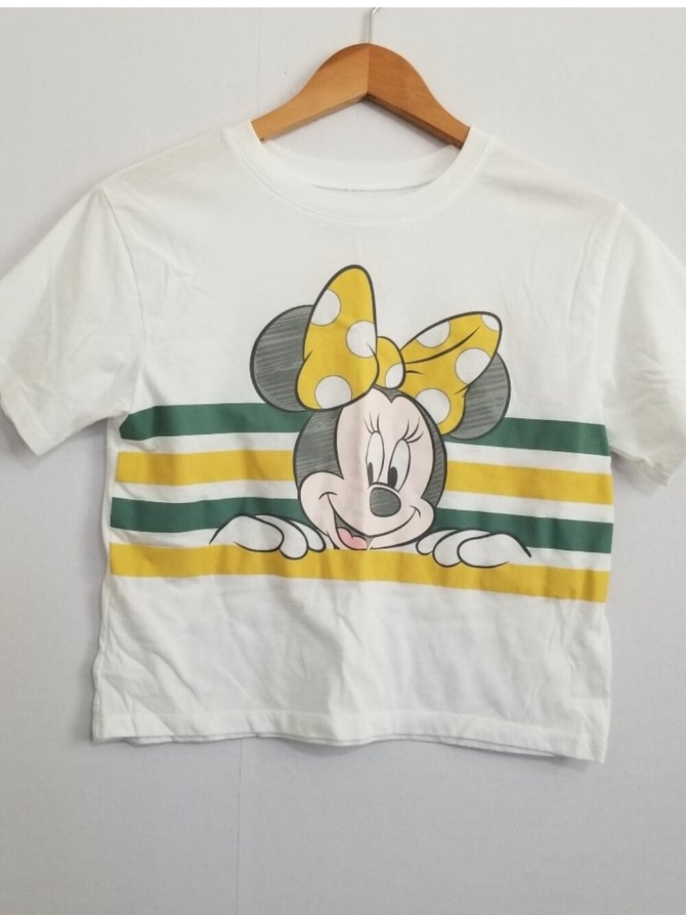 Minnie Mouse Graphic Cropped T Shirt
